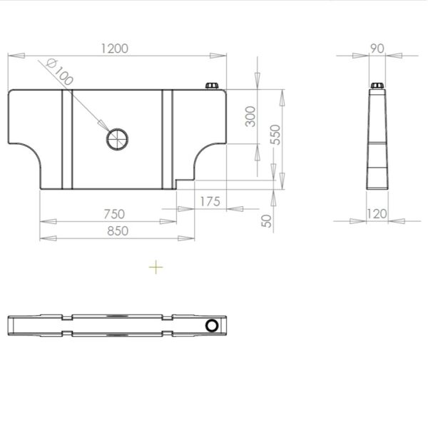 Wheel Arch Water Tank